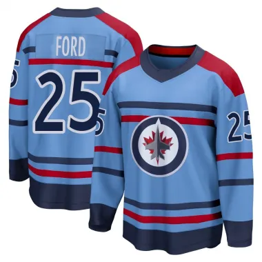 Light Blue Men's Parker Ford Breakaway Winnipeg Jets Anniversary Jersey